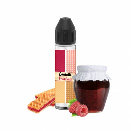 VAPE STORE - Gaufrette Framboise - 30 ou 60 ML